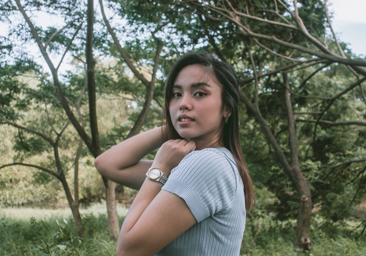 Filipino YouTuber in outdoor setting