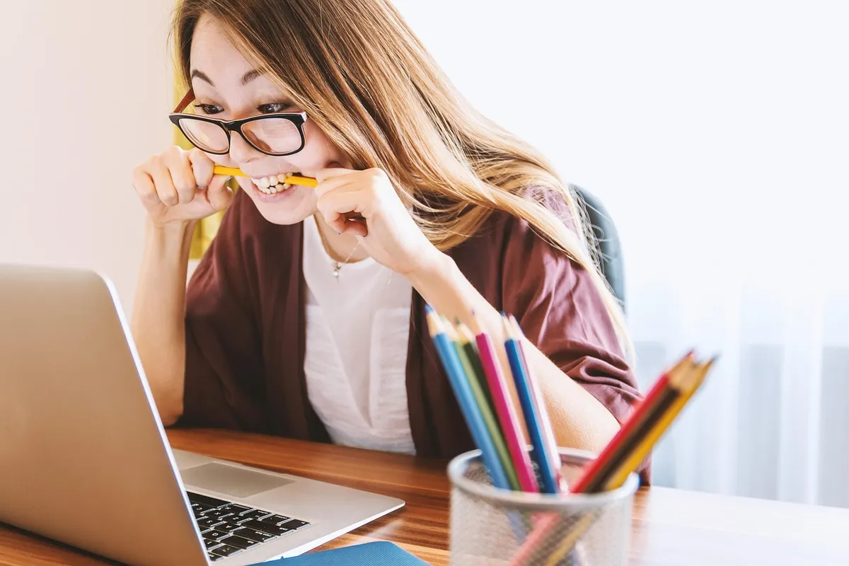 laptop, woman, education, study, young, computer, beautiful, desk, girl, homework, college, school, internet, people, lifestyle, office, student, studying, lear